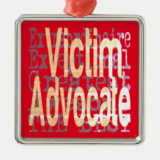 Victim Advocate Metalen Ornament (Voorkant)