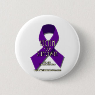 Victim-to-Survivor Ronde Button 5,7 Cm