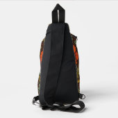 Victo riaanse botanische tekening bloemaccessoiret sling bag (Achterkant)