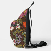 Victo riaanse botanische tekening bloemaccessoiret sling bag (Rechts)