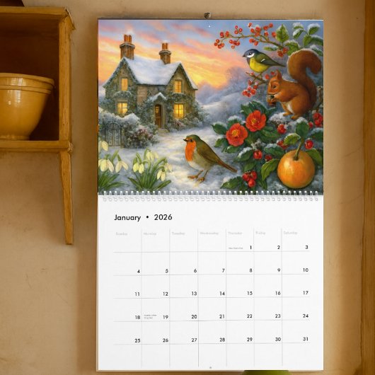 Victoiraanse tijdperk cottages & tuinen kalender