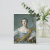 Victoire de France te Fontevrault, 1748 Briefkaart (Staand voorkant)