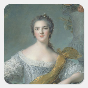Victoire de France te Fontevrault, 1748 Vierkante Sticker