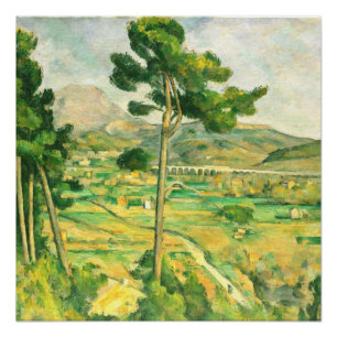 Victoire en het Poster Viaduct Paul Cezanne