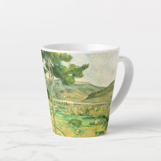 Victoire en het Viaduct Paul Cezanne Latte Mok (Rechterhoek)