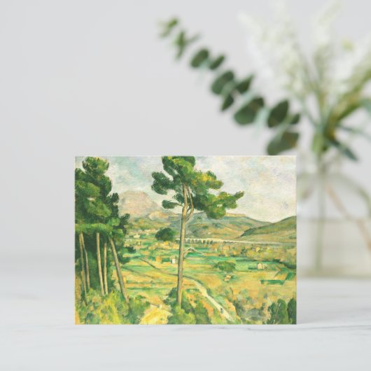 Victoire en Viaduct Paul Cezanne Briefkaart (Staand voorkant)