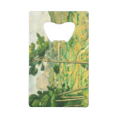 Victoire en Viaduct Paul Cezanne Creditkaart Flessenopener (Achterkant)