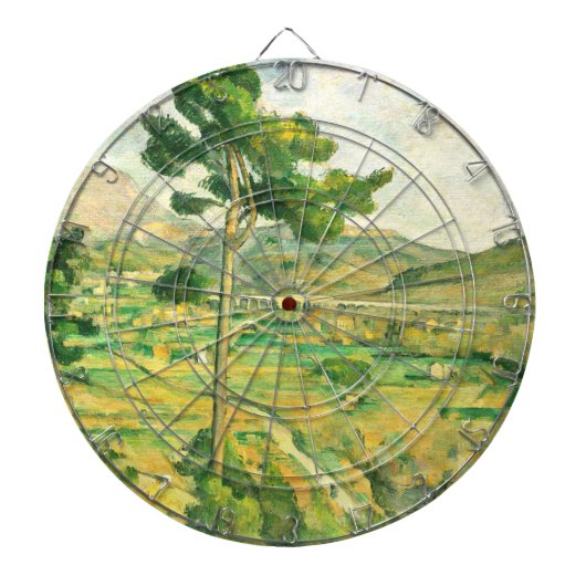 Victoire en Viaduct Paul Cezanne Dartbord (Voorkant)