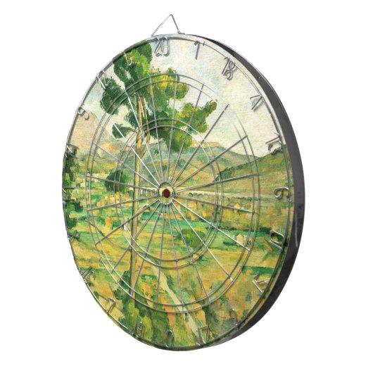 Victoire en Viaduct Paul Cezanne Dartbord (Voorkant Rechts)