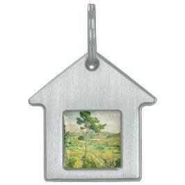 Victoire en Viaduct Paul Cezanne Huisdieren Naamplaatje