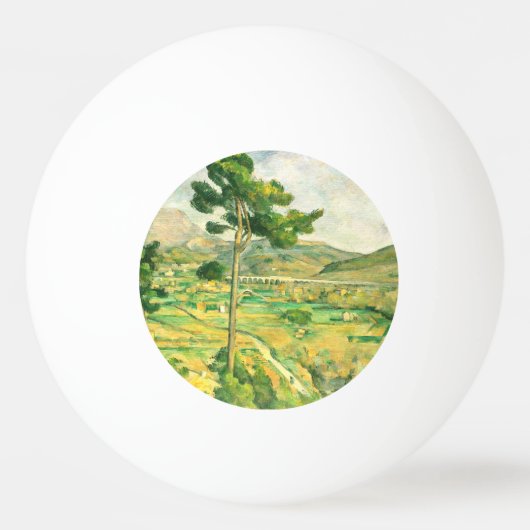 Victoire en Viaduct Paul Cezanne Pingpongbal (Voorkant)