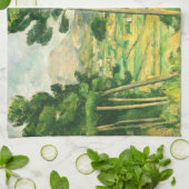 Victoire en Viaduct Paul Cezanne Theedoek (Gevouwen)