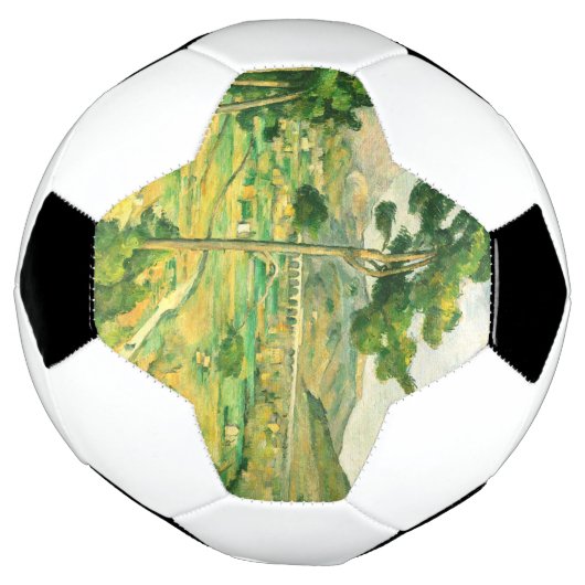 Victoire en Viaduct Paul Cezanne Voetbal (Gedraaid)