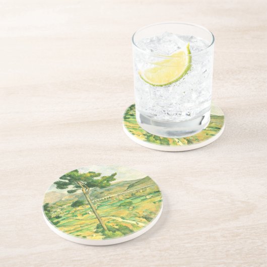 Victoire en Viaduct Paul Cezanne Zandsteen Onderzetter (Zijkant)