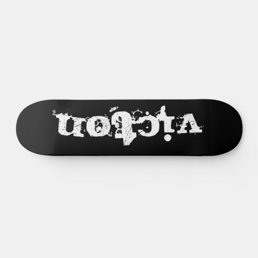 Victon Splatter Brand Logo Skateboard (Horizontaal)