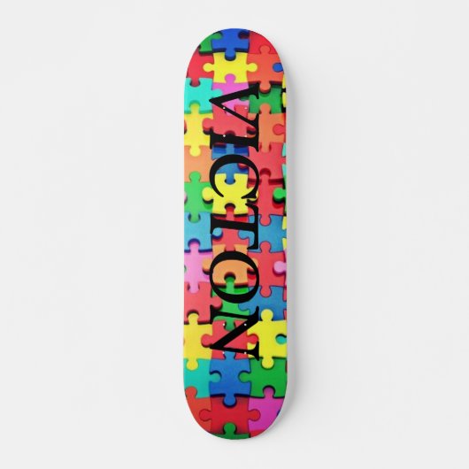 Victon Victory Autisme Bewustzijn Skateboard  (Voorkant)