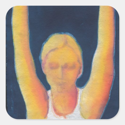 Victor 2011 vierkante sticker (Voorkant)