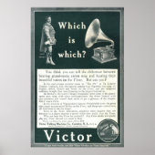 Victor AD vanaf 1908 Poster (Voorkant)
