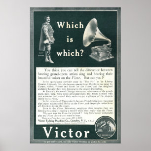 Victor AD vanaf 1908 Poster