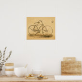 Victor Bicycle Magazine en Poster van kunst (Keuken)