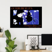 Victor Bicycles Overman Wheel Promo Poster (Thuiskantoor)