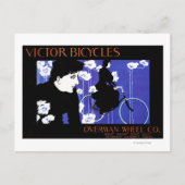Victor Bicycles Overman Wheel Promo Poster Briefkaart (Voorkant)