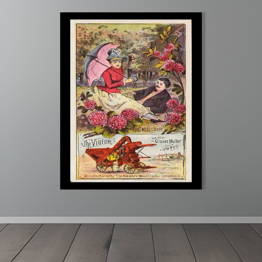 Victor Clover Machine advertentie Perfect Poster