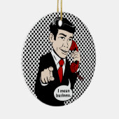 Victor Crushmore betekent zaken Keramisch Ornament (Rechts)