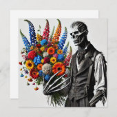 Victor Dreadthorn - Gotisch Victoriaans Wenskaart Notitiekaartje (Voorkant / Achterkant)