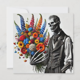 Victor Dreadthorn - Gotisch Victoriaans Wenskaart Notitiekaartje