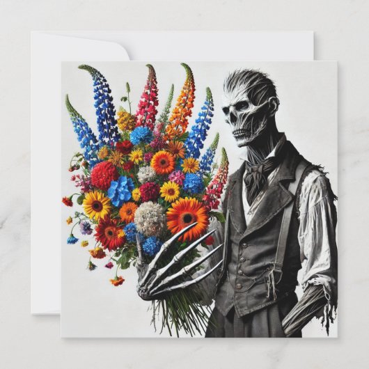 Victor Dreadthorn - Gotisch Victoriaans Wenskaart Notitiekaartje (Voorkant)