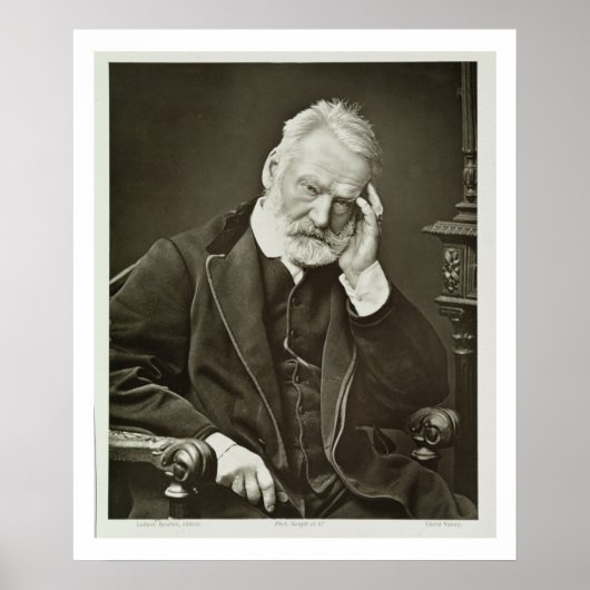 Victor Hugo (1802-85) van 'Galerie Contemporaine' Poster (Voorkant)