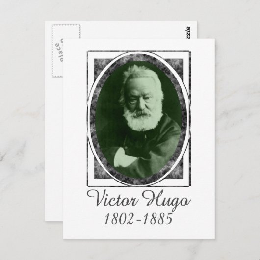 Victor Hugo Briefkaart (Voorkant / Achterkant)