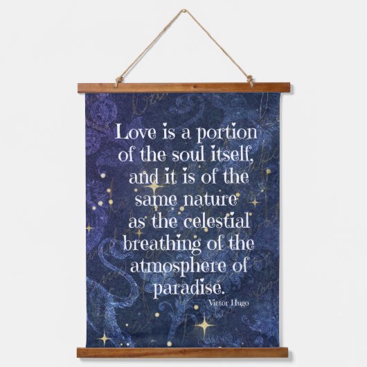 Victor Hugo geïnspireerd Hangend Wandkleed (Voorkant)