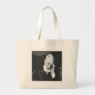 Victor Hugo & Geluksquote Cadeaus T-shirts Enz. Grote Tote Bag
