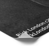 Victor Hugo & Happiness Quote Rick London Poster (Hoek)