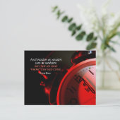 Victor Hugo Inspirerend citaat "Ideeën" Briefkaart (Staand voorkant)