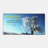 Victor Hugo Inspirerend Quote Desk Mat (Voorkant)