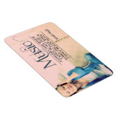 Victor Hugo Inspirerend Quote "Muziek" Flexibel Magneet (Rechterzijde)