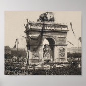 Victor Hugo - l'Arc de Triomphe - Parijs 1885 Poster (Voorkant)