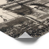 Victor Hugo - l'Arc de Triomphe - Parijs 1885 Poster (Hoek)