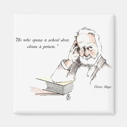 Victor Hugo magneet (Voorkant)