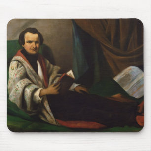 Victor Hugo op zijn divan, c.1830-40 Muismat