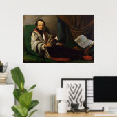 Victor Hugo op zijn divan, c.1830-40 Poster (Thuiskantoor)