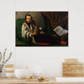 Victor Hugo op zijn divan, c.1830-40 Poster (Keuken)