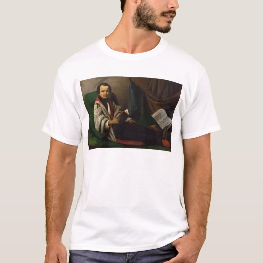 Victor Hugo op zijn divan, c.1830-40 T-shirt (Voorkant)