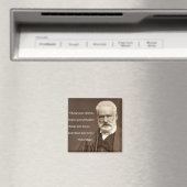 Victor Hugo Quote Magnet (Insitu (Vaatwasser))