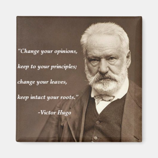 Victor Hugo Quote Magnet (Voorkant)