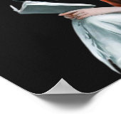 Victor Hugo quote  —-  to learn to read Poster (Hoek)