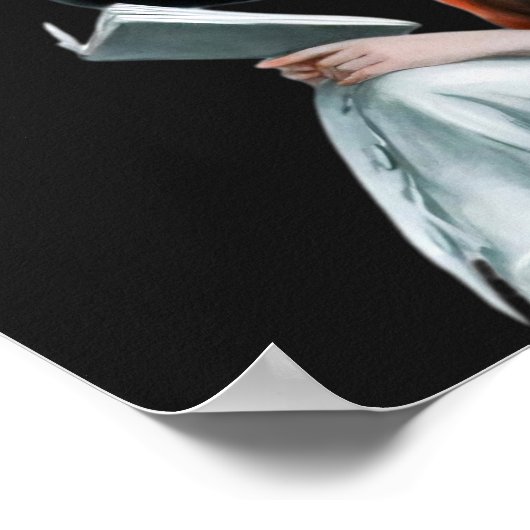 Victor Hugo quote —- to learn to read Poster (Hoek)